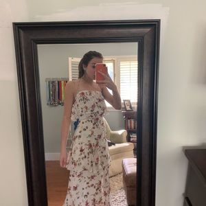 White Floral Nordstrom Dress